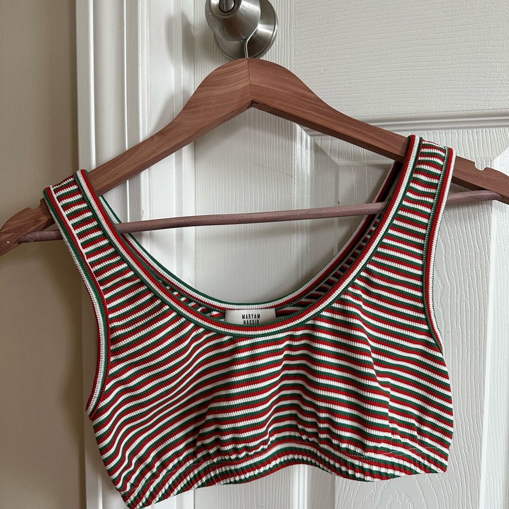 Maryam Nassir Zadeh Summer Crop Top M